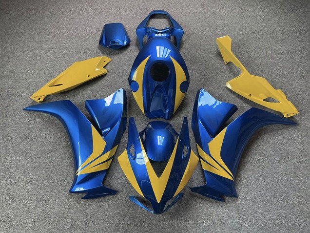 2012-2016 Bleu Brillant & Jaune CBR1000RR Carénage