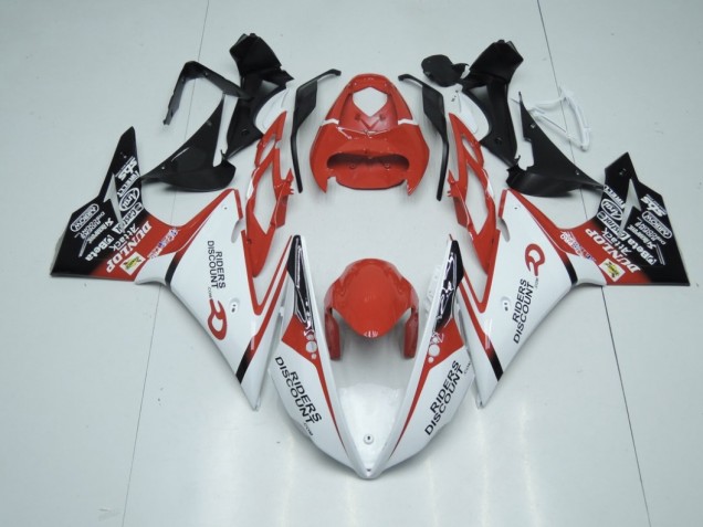 2013-2016 Rouge & Blanc Daytona 675 Carénage