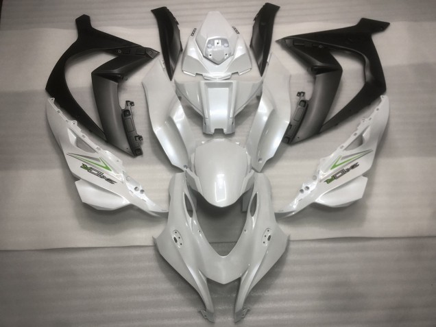 2016-2019 Blanc Nacré & Vert ZX10R Carénage