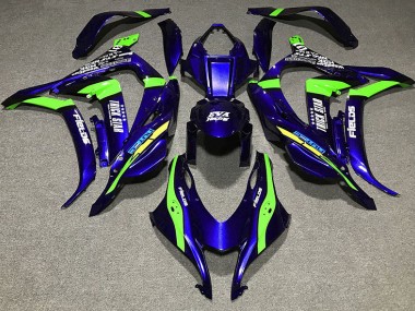 2016-2019 Bleu Profond Trickstar ZX10R Carénage