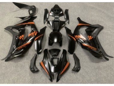 2016-2019 Noir Satiné & Orange ZX10R Carénage