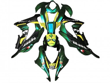 2016-2019 Requin Vert Forêt ZX10R Carénage