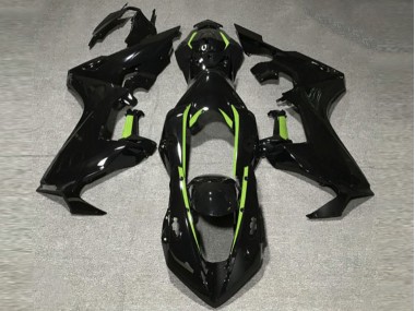 2017-2023 Doublure Noir Brillant & Vert Citron CBR1000RR Carénage