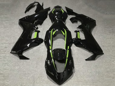 2017-2023 Doublure Noir Brillant & Vert Citron CBR1000RR Carénage