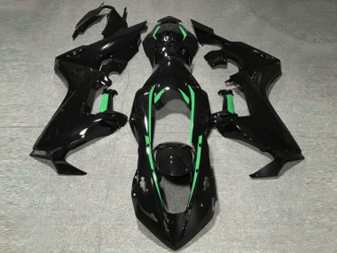 2017-2023 Doublure Noir Brillant & Vert Forêt CBR1000RR Carénage