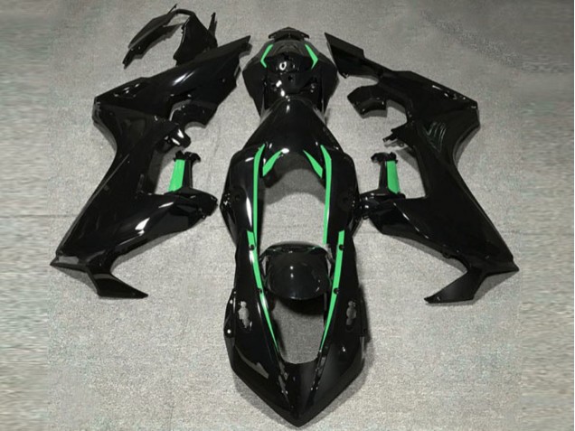 2017-2023 Doublure Noir Brillant & Vert Forêt CBR1000RR Carénage