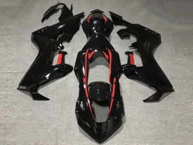 2017-2023 Noir Brillant Avec Doublure Rouge CBR1000RR Carénage